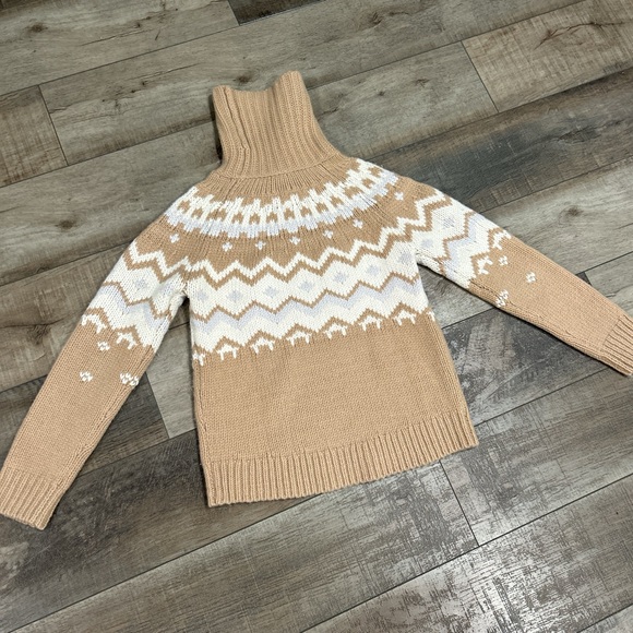 Bogner Sophi fair isle cashmere turtleneck ski sweater - Picture 8 of 11